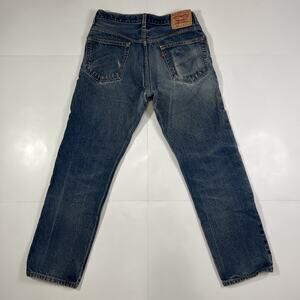 Levis 505 Jeans Mens Sz 33x30 Regular Straight Fit Medium Wash Denim